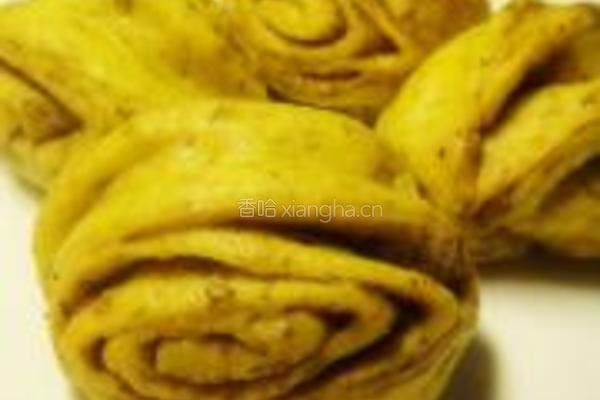 蔬菜粗粮椒盐卷的做法图解8