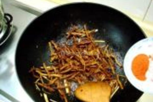 干煸牛肉丝的做法图解10