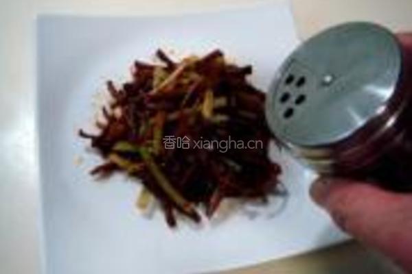 干煸牛肉丝的做法图解15