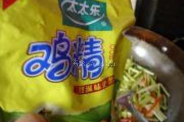 双椒韭黄的做法图解8