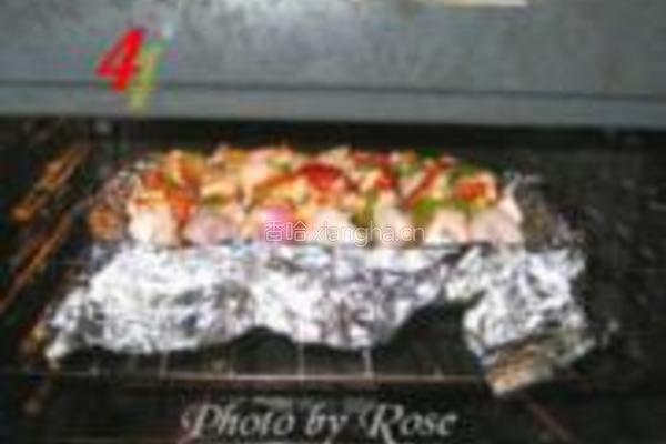 烤蟹肉灯笼椒的做法图解6