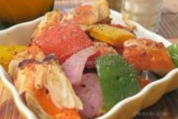 烤蟹肉灯笼椒的做法图解7
