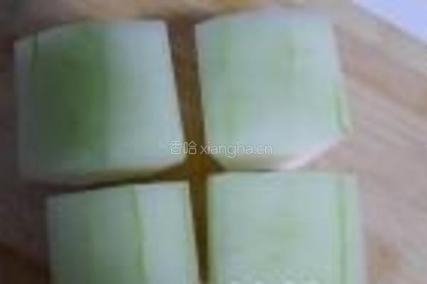 茄汁冬瓜菊的做法图解2