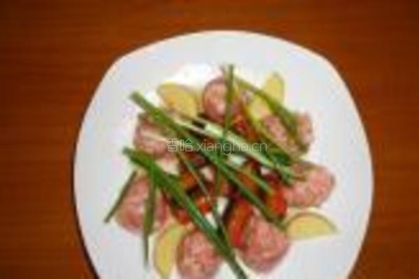 黄鳝蒸小肉圆的做法图解1