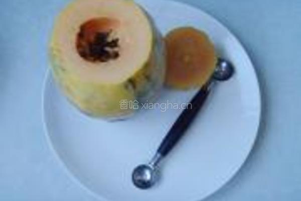 木瓜椰奶冻的做法图解3