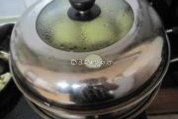 红豆沙地瓜花卷的做法图解9