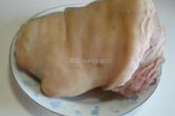 红烧圆蹄的做法图解3