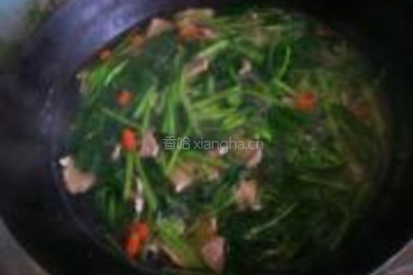 猪肝菠菜汤的做法图解9