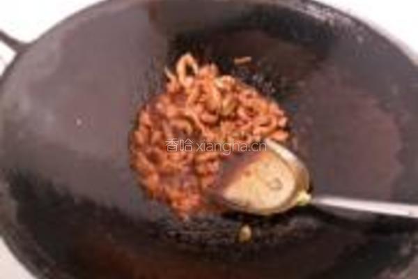 蒜苗豆干炒肉丝的做法图解4