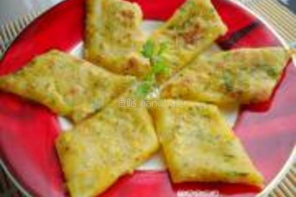 蒜香南瓜饼的做法图解8