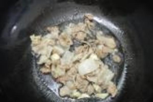 苦瓜炒肉片的做法图解3