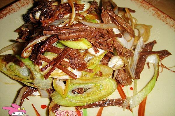 葱拌驴肉