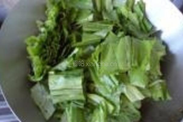 蒜蓉油麦菜的做法图解3