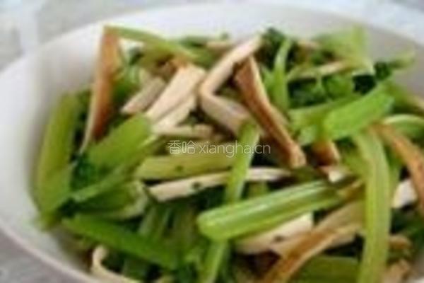 芹菜香干的做法图解9