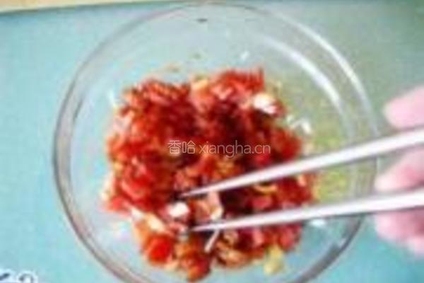 榄菜肉丁四季豆的做法图解2