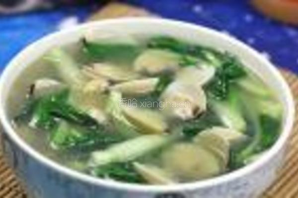 白菜蛤蜊汤的做法图解7