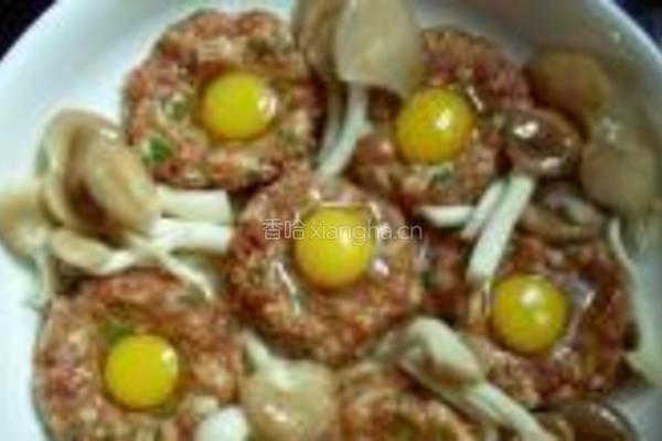 鹌鹑蛋蒸肉末的做法图解2