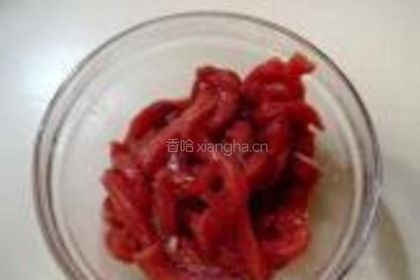 杭椒炒牛肉的做法图解3