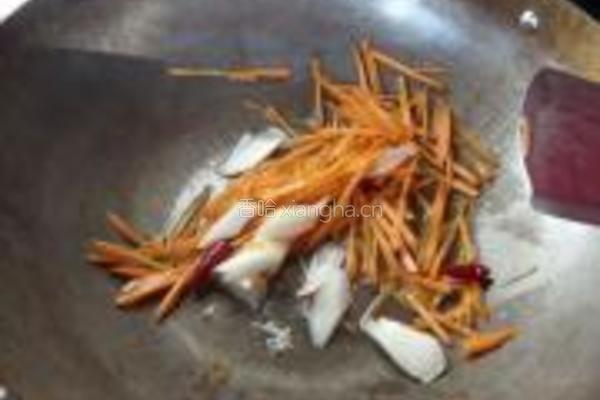 雪菜炒毛肚的做法图解9