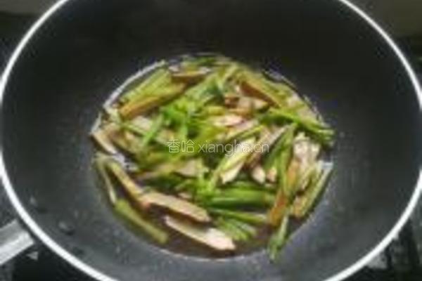 芹菜炒香干的做法图解5