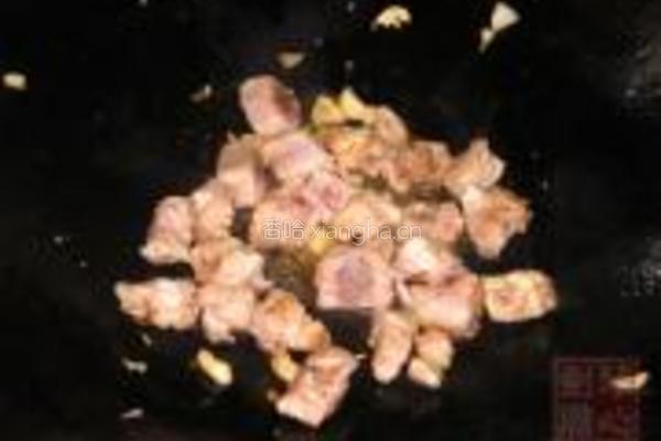 四季豆焖排骨的做法图解5