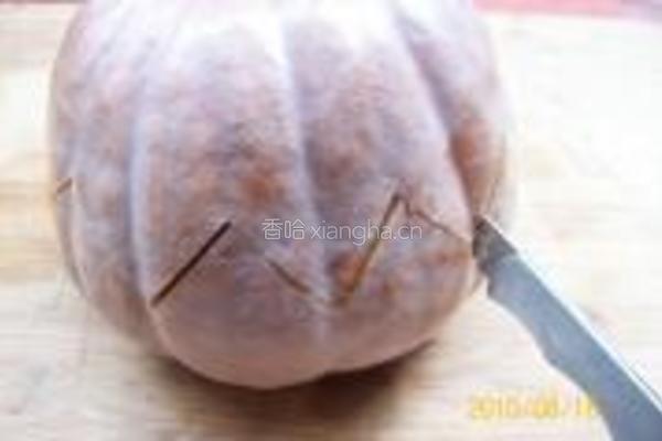 福寿南瓜八宝莲的做法图解2