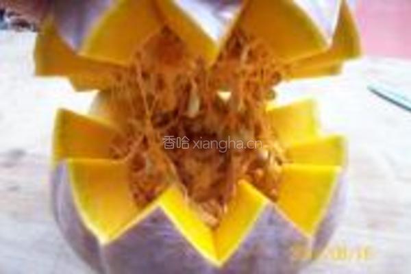 福寿南瓜八宝莲的做法图解4