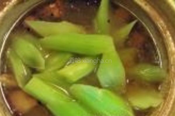 红烧肉炖莴笋的做法图解14