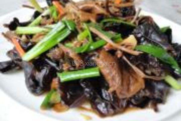 茶树菇烧木耳的做法图解12