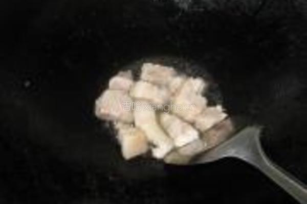 百叶结红烧肉的做法图解3