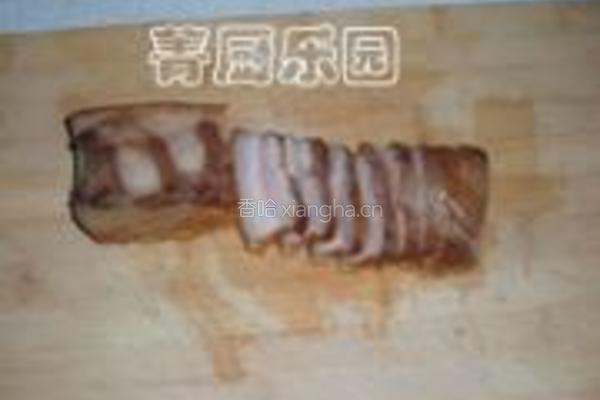 秘制泡菜五花肉卷的做法图解7
