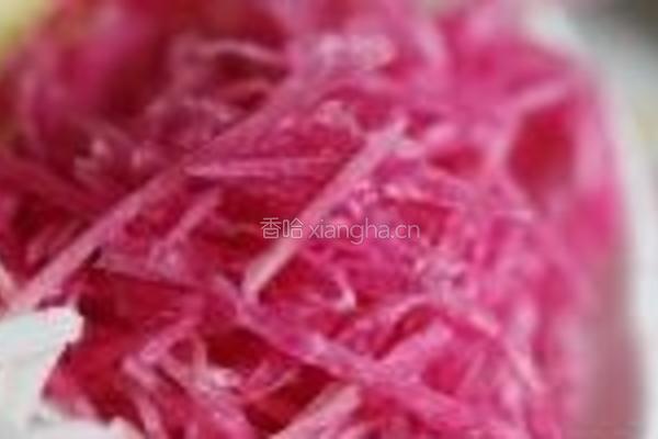 三丝炒粉利的做法图解3