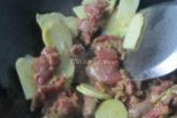 冬笋花椰炒牛肉的做法图解14