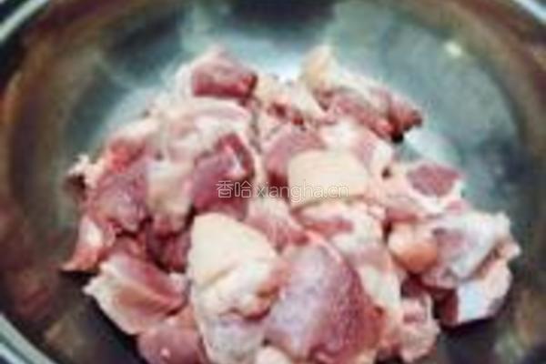 笋茸粉条红烧肉的做法图解5