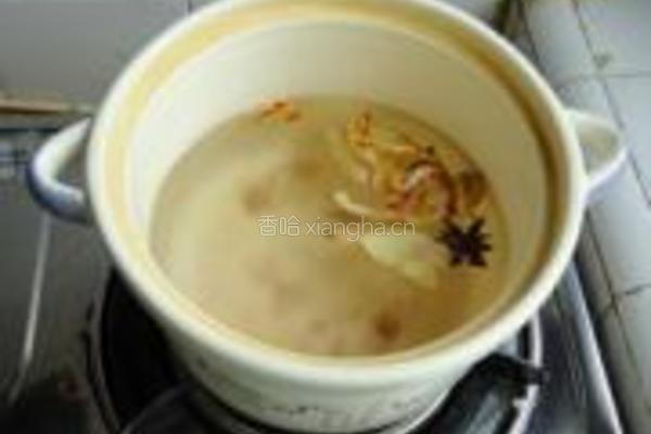 虫草花炖鸡腿的做法图解3