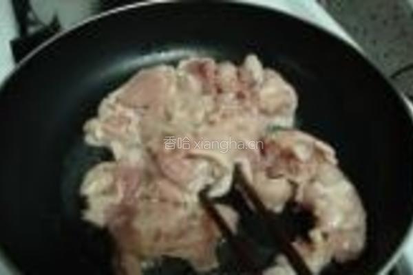 芹菜炒肉片的做法图解4