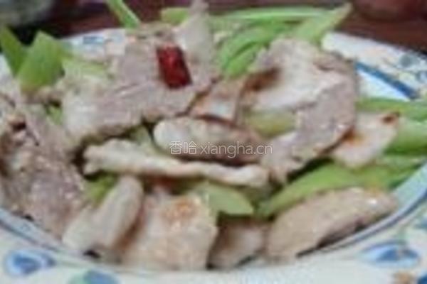 芹菜炒肉片的做法图解7
