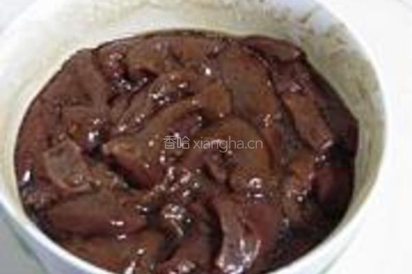 大葱炒猪肝的做法图解2