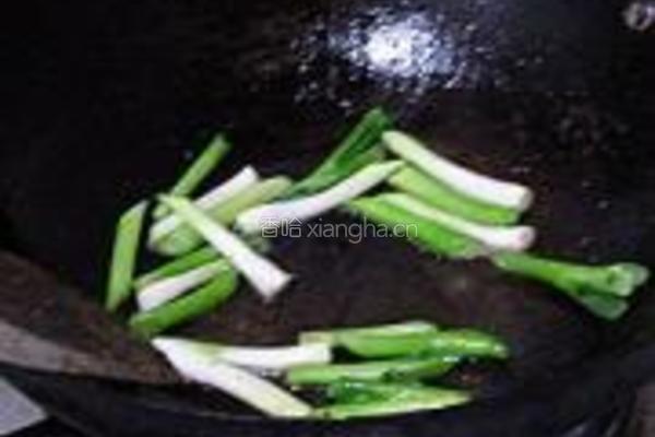 大葱炒猪肝的做法图解6