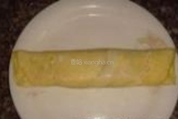 榨菜蛋卷的做法图解6