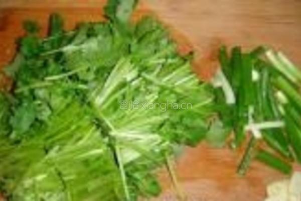 香菜爆炒羊肉的做法图解4
