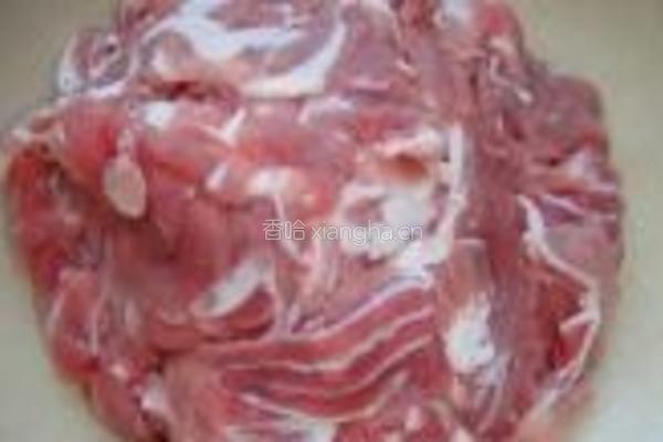 香菜爆炒羊肉的做法图解2