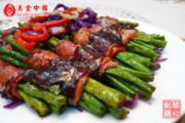 黑椒培根豇豆卷的做法图解9