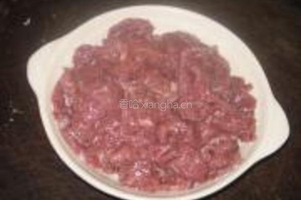 柱侯牛肉扒芥蓝的做法图解4