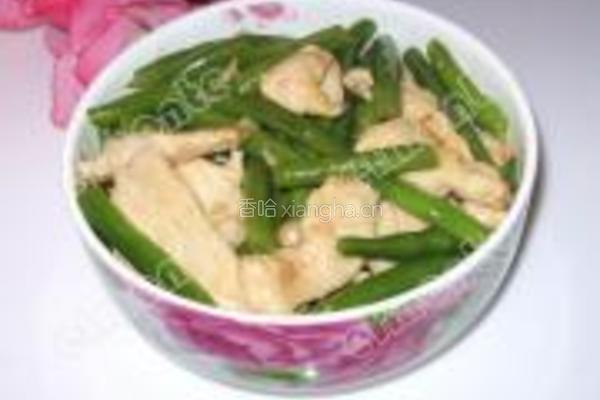 鸡肉炒四季豆的做法图解11