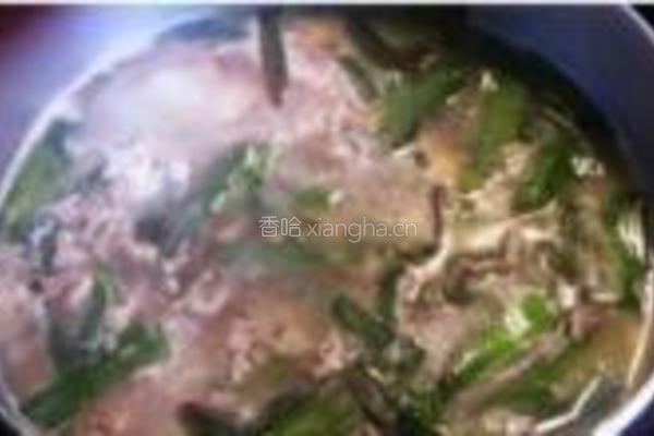 羊肉金针菇荞麦面的做法图解4