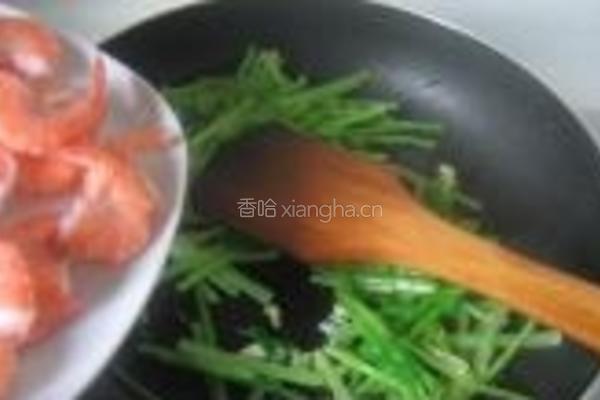 创意香芹基围虾的做法图解5