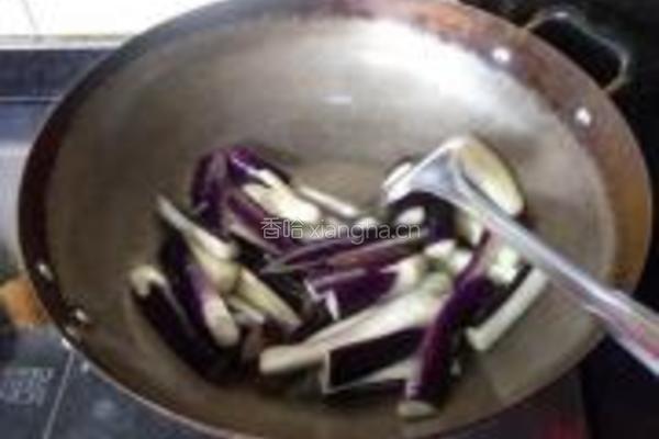 长豆烧茄子的做法图解6