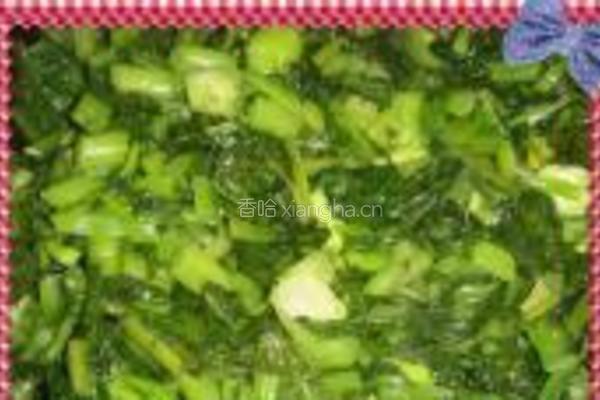 雪菜蚕豆酥的做法图解5