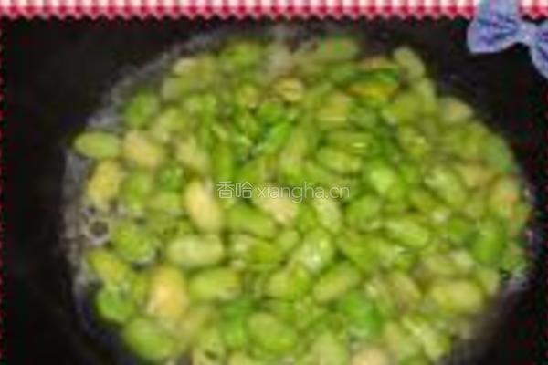 雪菜蚕豆酥的做法图解4